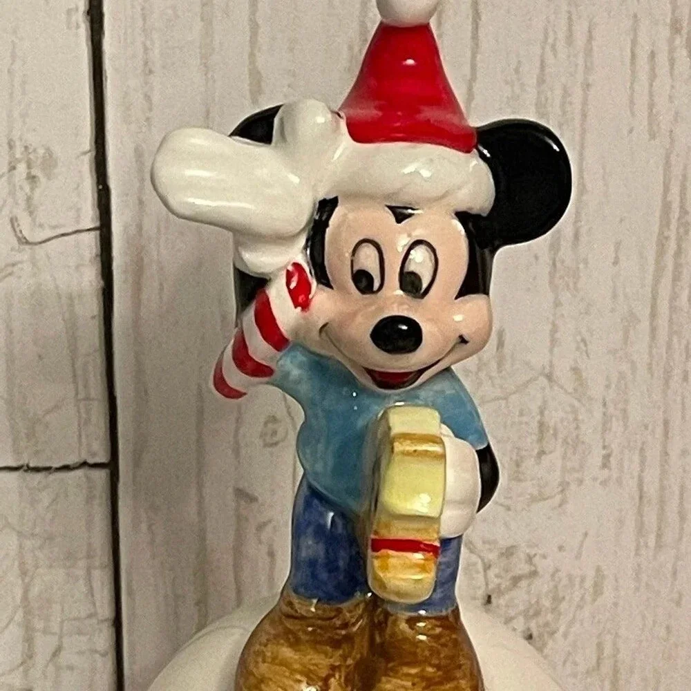Vintage Mickey Mouse & Minnie Annual Collectible Annual Bell 1991 Schmid Disney
